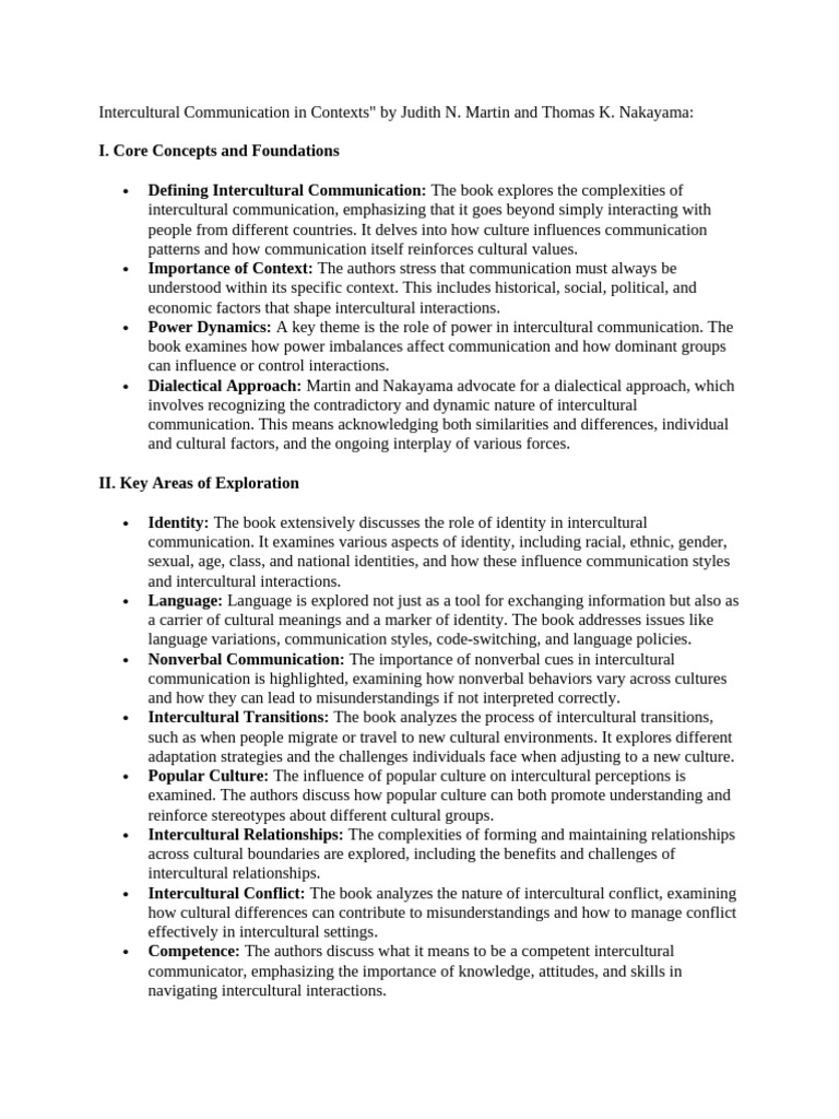 Intercultural Communication Insights | PDF | Cross Cultural ...