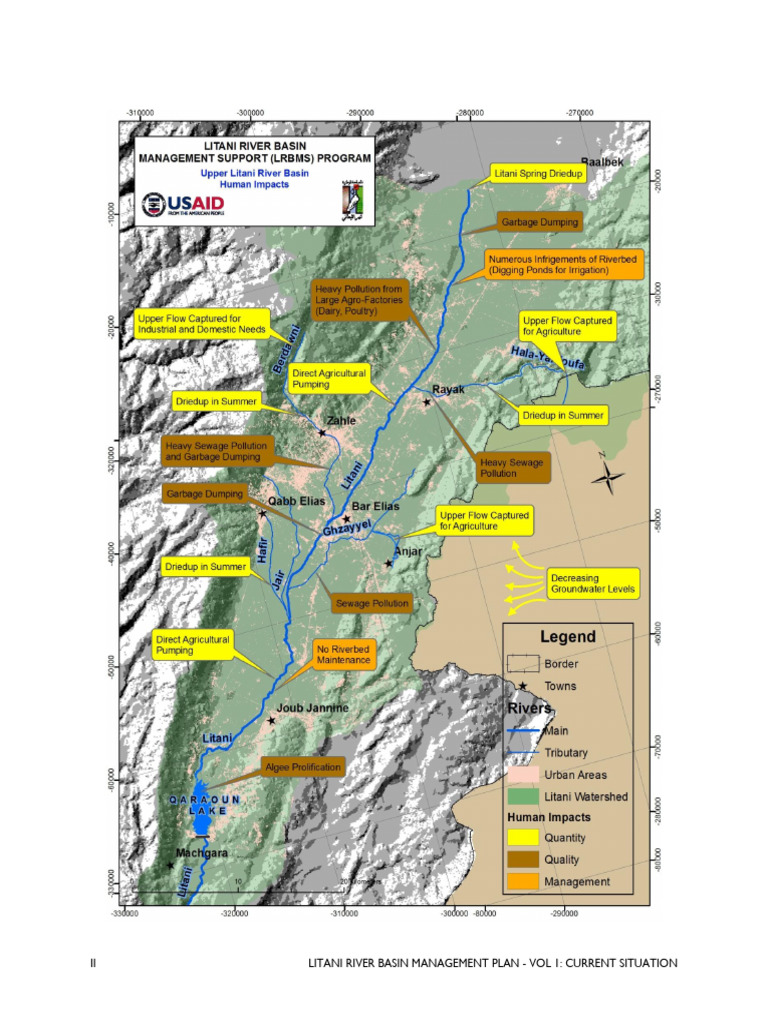 Litani River Basin | PDF