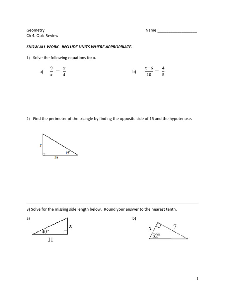 Kami Export - CH 4 Review | PDF | Area | Elementary Geometry
