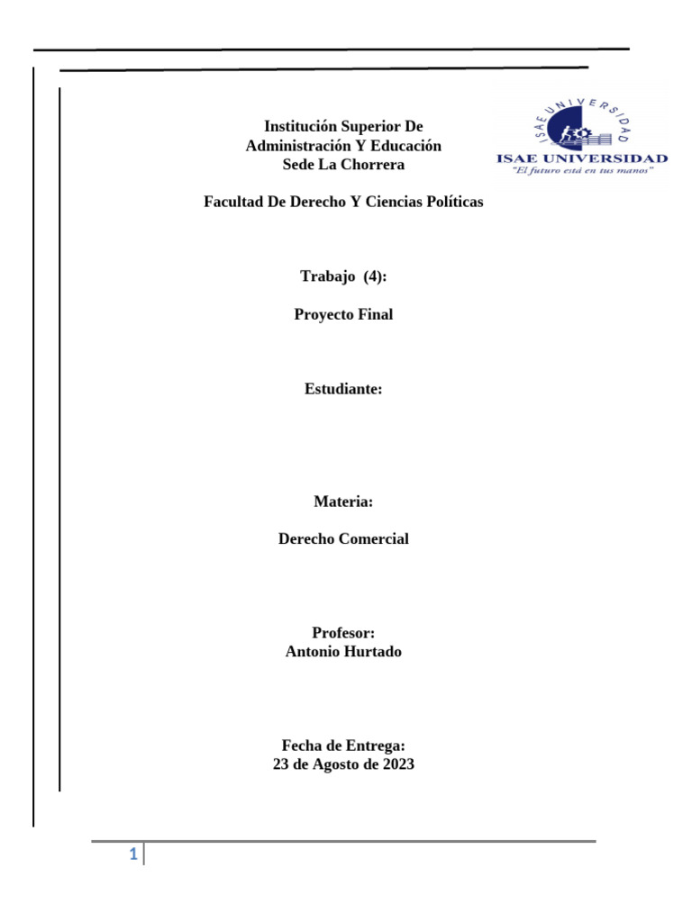 Proyecto Final 1 | PDF