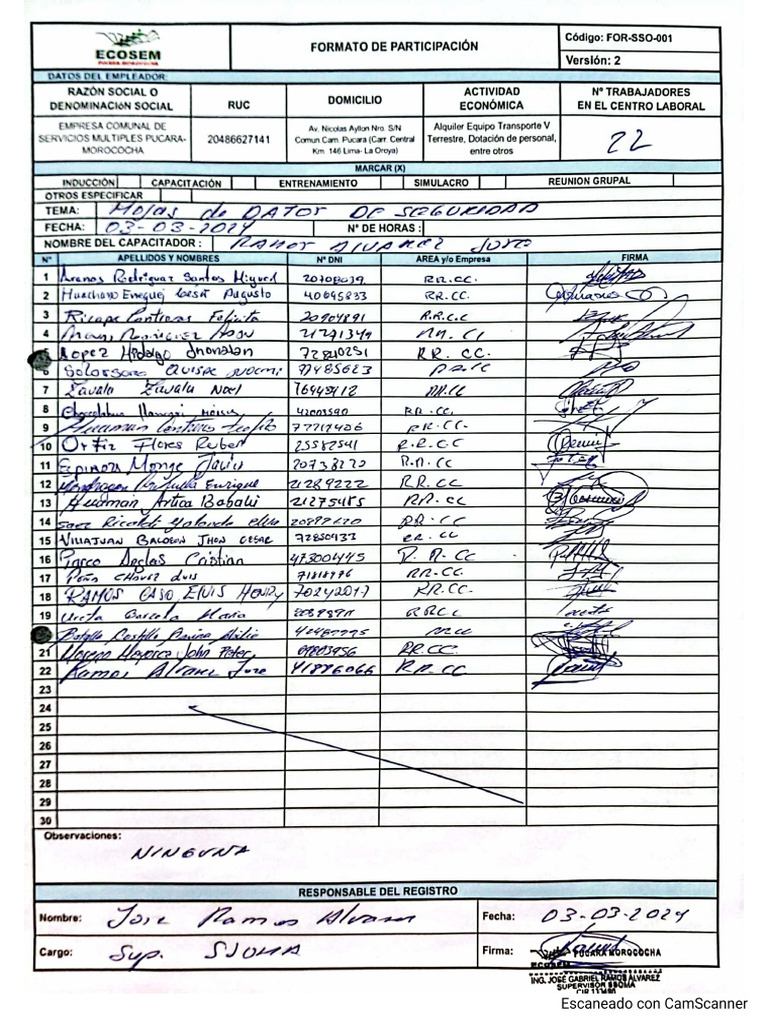 Capacitaciones de Marzo | PDF