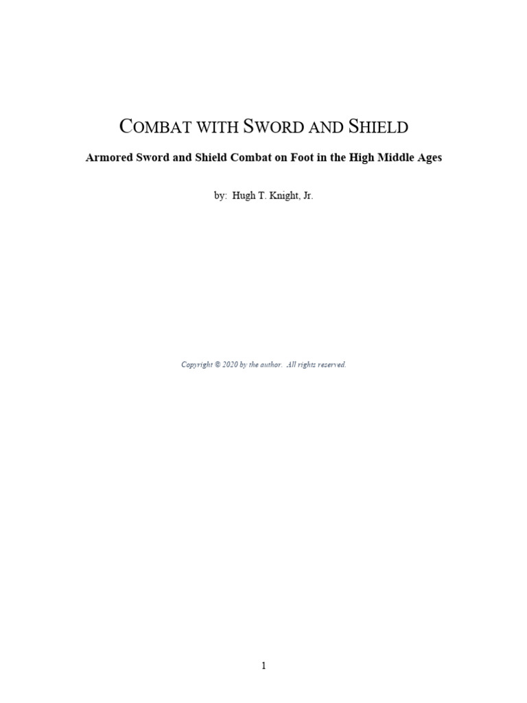 Armored Sword and Shield Combat | PDF | Sword | Shield