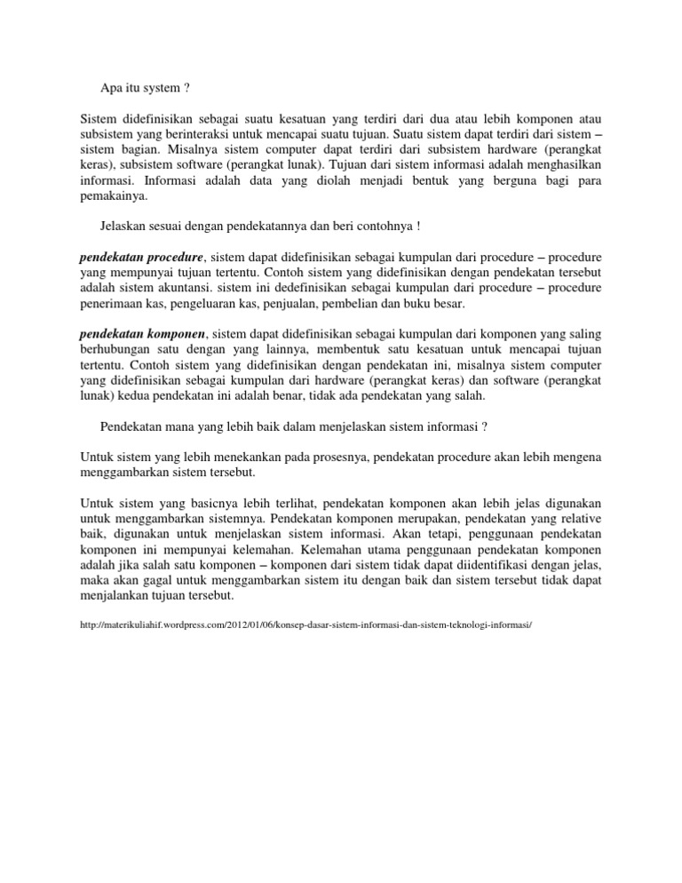 Apa Itu System PDF