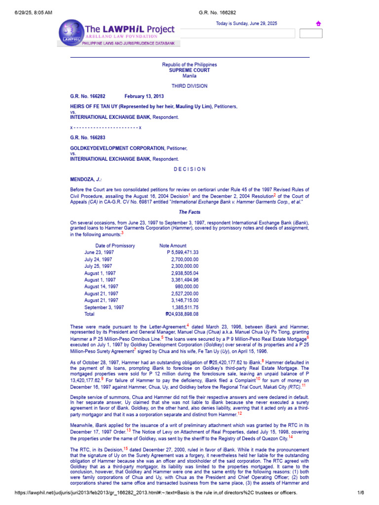 Supreme Court Ruling on Corporate Liability | PDF | Legal Liability ...
