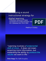 Developing A Sound Instructional Strategy For Digital Learning
