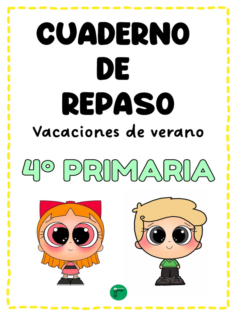 Cuaderno de Vacaciones 4º Primaria PDF | PDF | Ángulo
