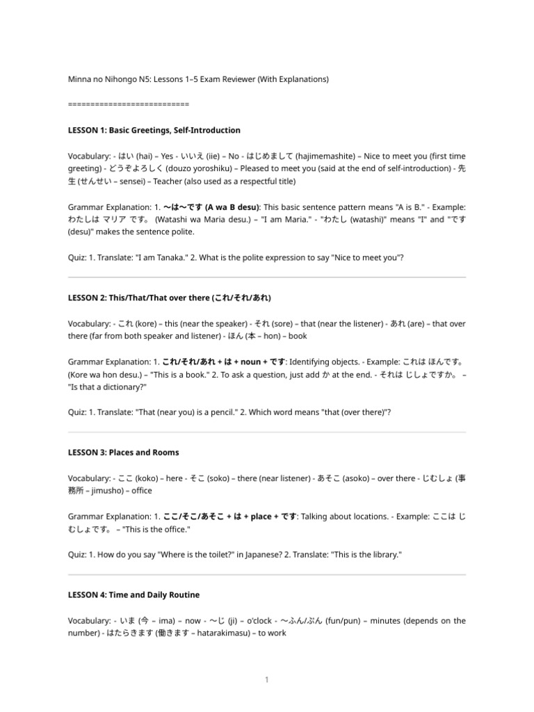 minna-n5-exam-reviewer-pdf-japanese-language-linguistics