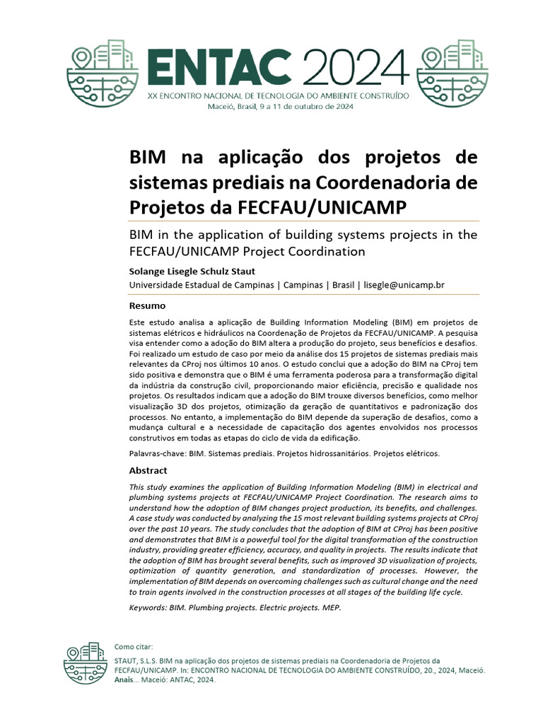 Benefícios do BIM em Projetos Prediais | PDF | BIM | Autodesk Revit