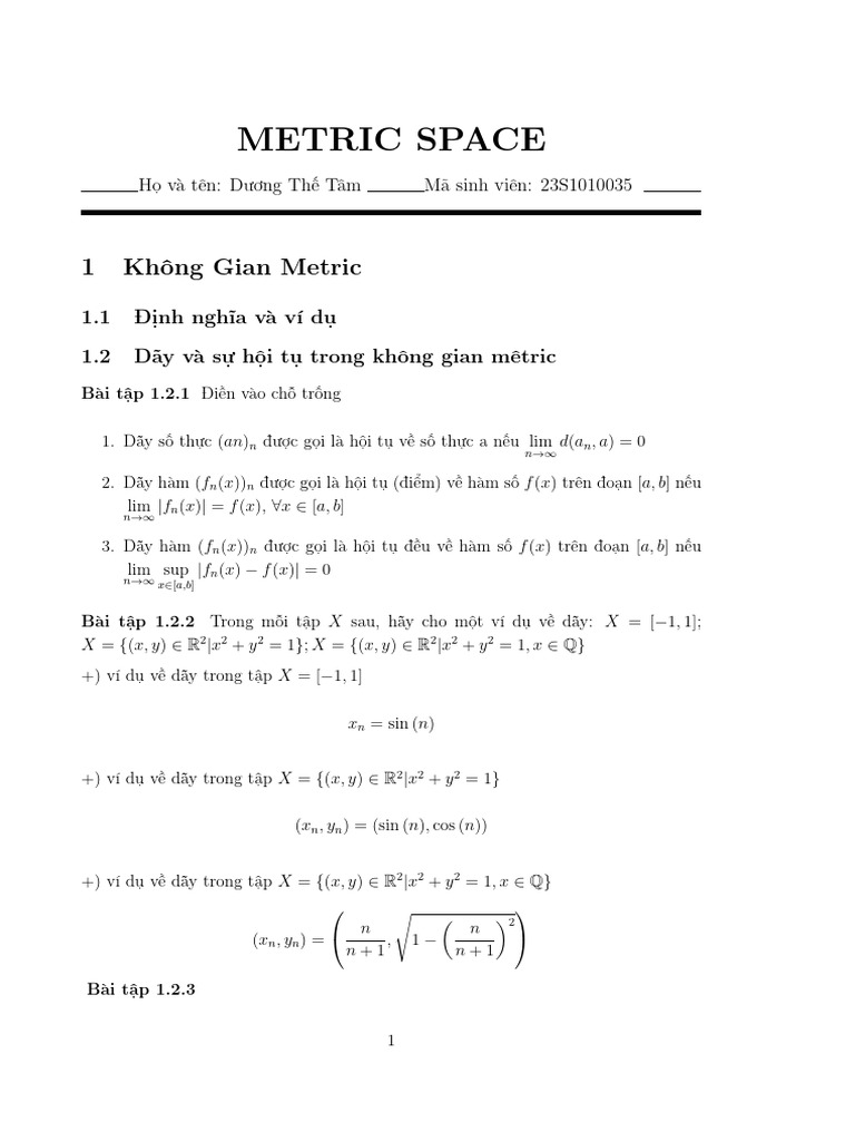 Metric Space2 | PDF
