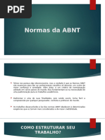 Normas ABNT para Apresentação de Slides | PDF | Citação