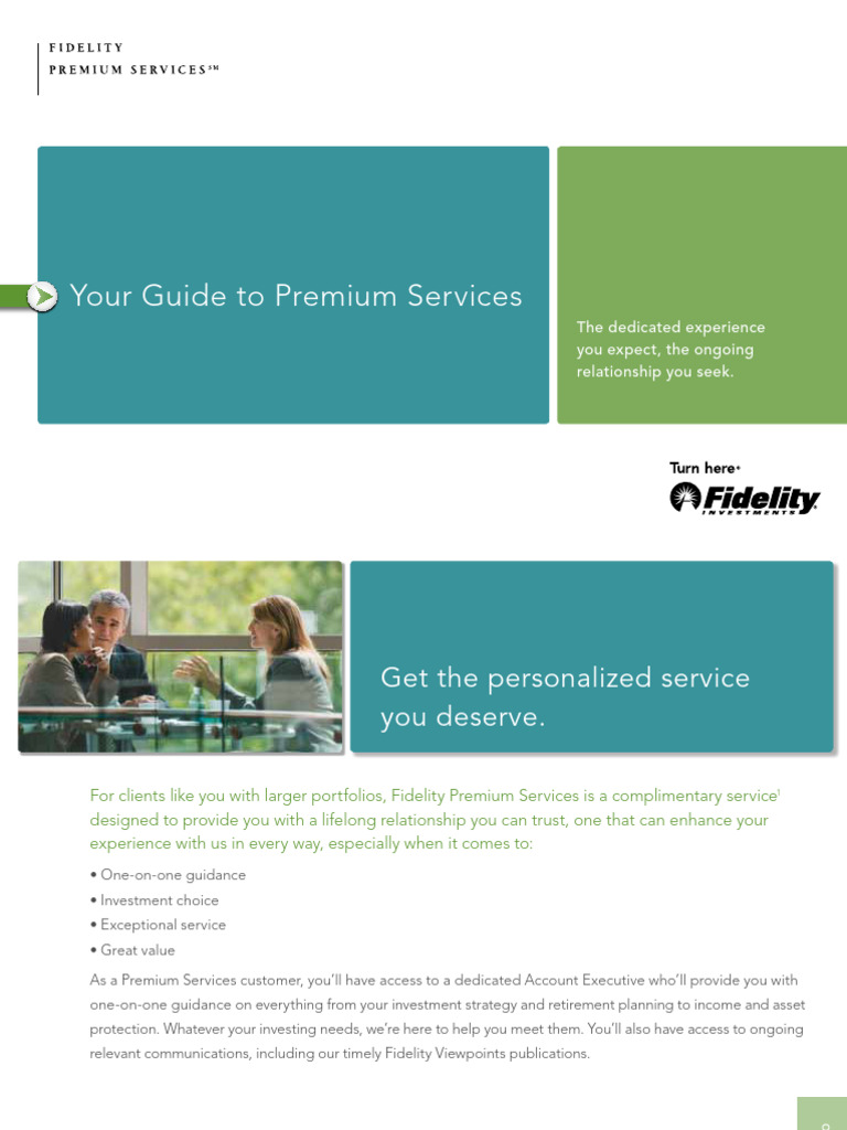 Fidelity Premium Services Overview | PDF | Investing | Investment ...