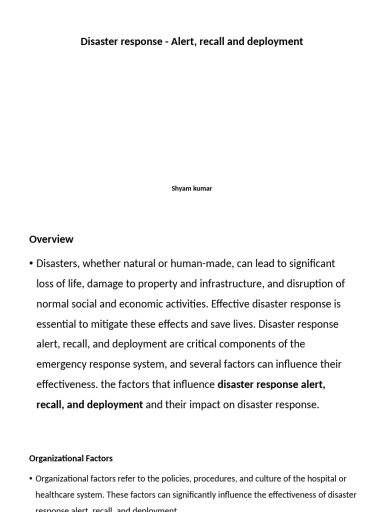 Effective Disaster Response Strategies | PDF | Emergency Management ...
