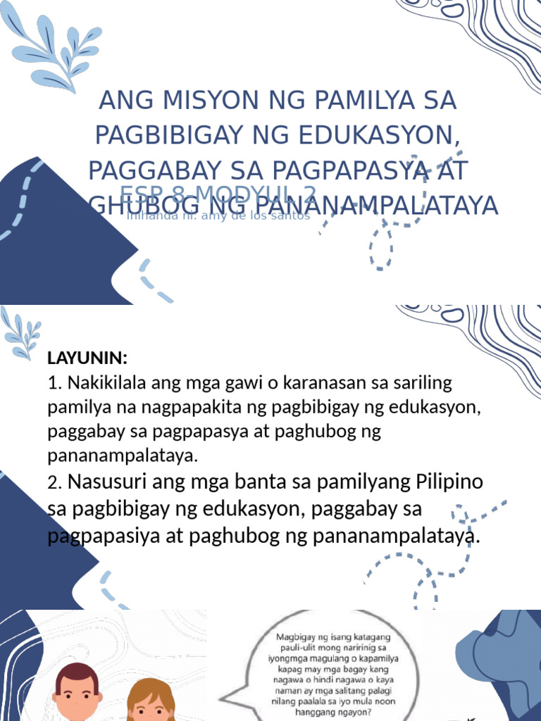 Esp8-M2 - Ang Misyon NG Pamily…