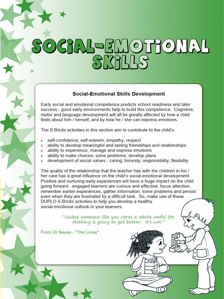 Social-Emotional Skills Activities for Kids | PDF | Emotions ...