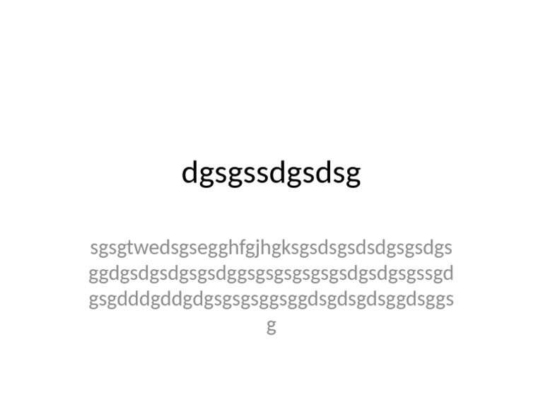 Dgsgs | PDF