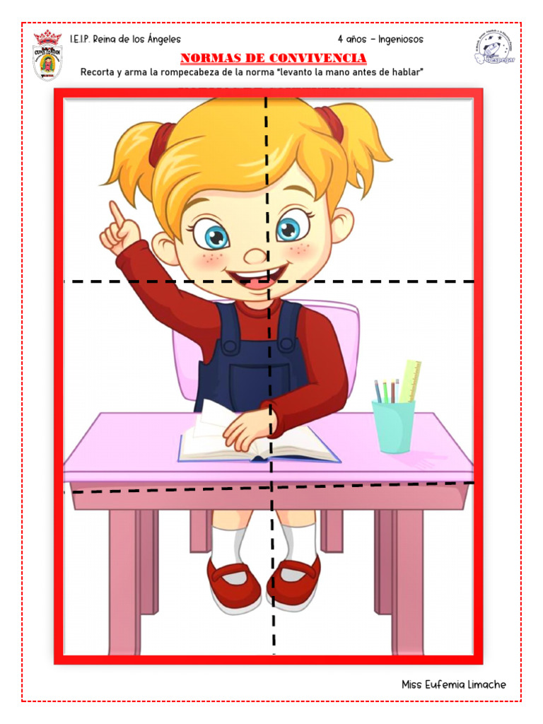 Normas de Convivencia para Niños de 4 Años | PDF