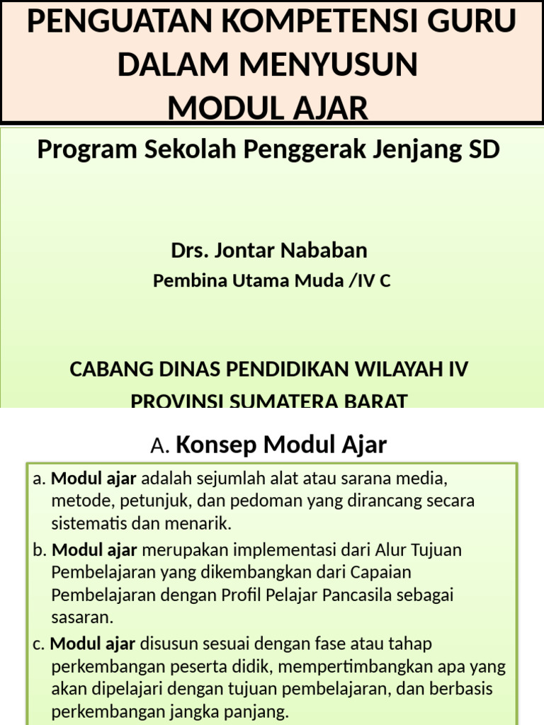 Modul Ajar Menarik untuk Guru SD | PDF