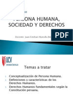 Sesión 01 - Persona Humana, Sociedad y Derecho