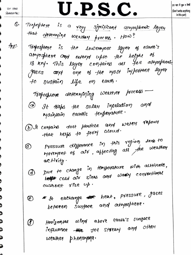 Understanding Atmospheric Layers and Weather | PDF