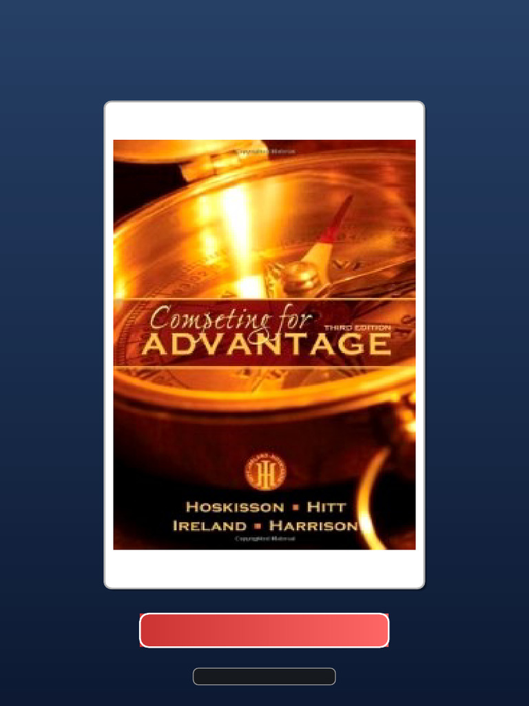 Competing For Advantage 3rd Edition Hoskisson Ebook and TestBank Bundle Full Download | PDF ...
