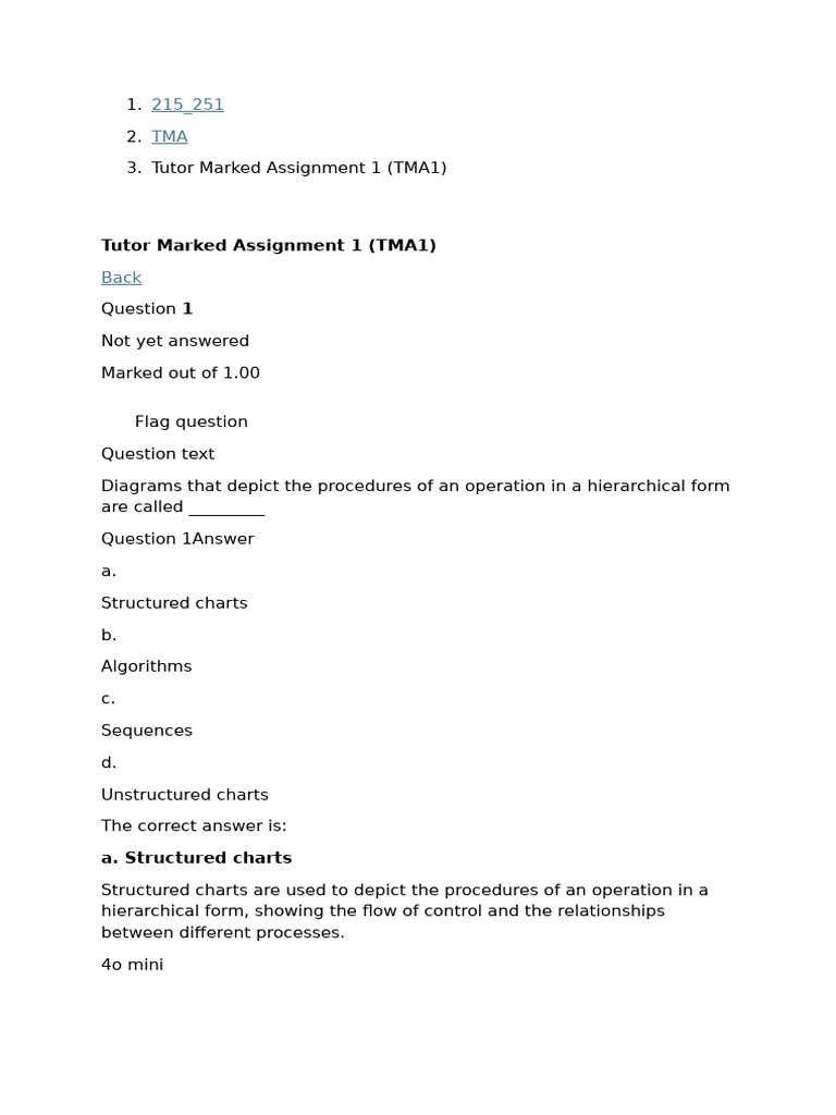 Tutor Marked Assignments Overview | PDF | Logic | Argument