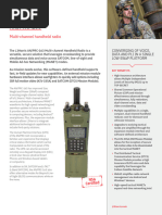 L3harris An PRC 167 Multi Channel Manpack Datasheet Cs Tcom | PDF ...