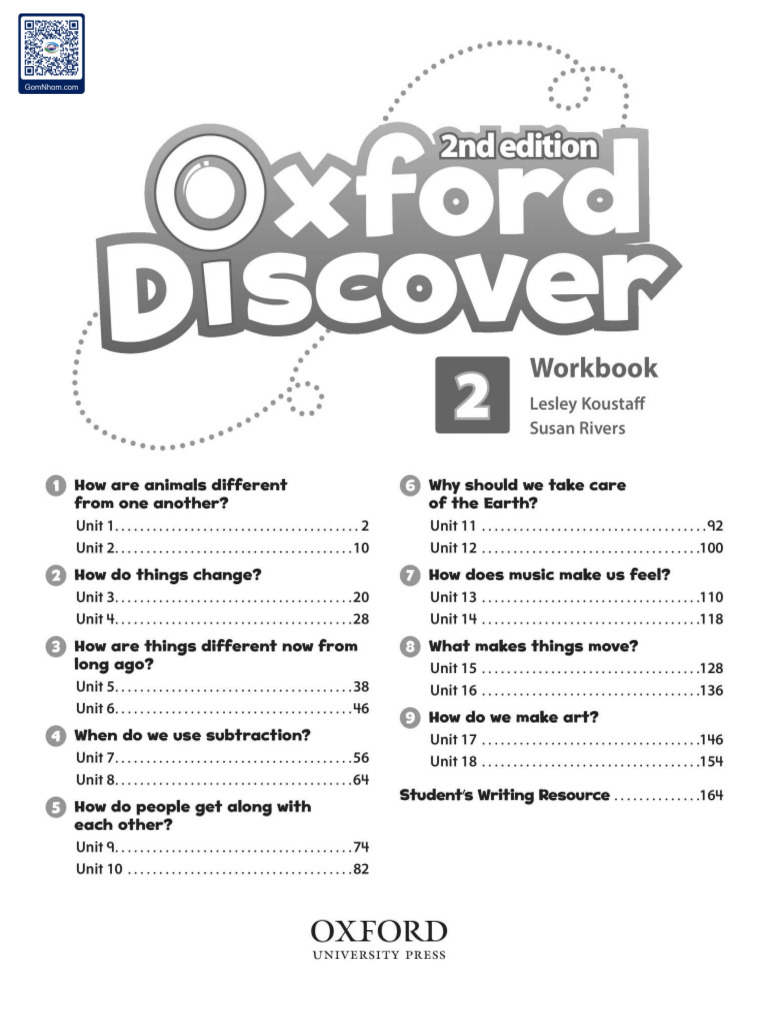 Oxford Discover 2nd Edition 2 Workbook | PDF