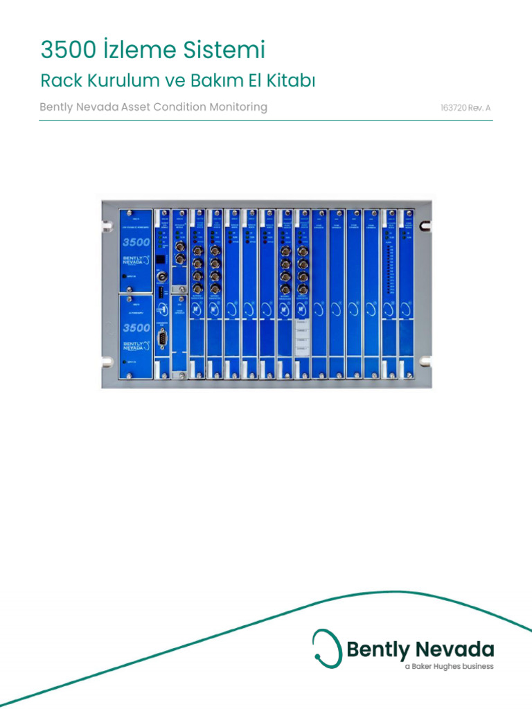 3500 Monitoring System Rack User Guide-TUR - 163720 | PDF