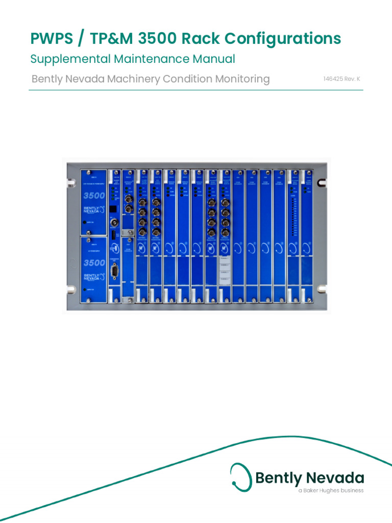 3500 PWPS - TP&M 3500 Rack Configurations Supplemental Maintenance ...
