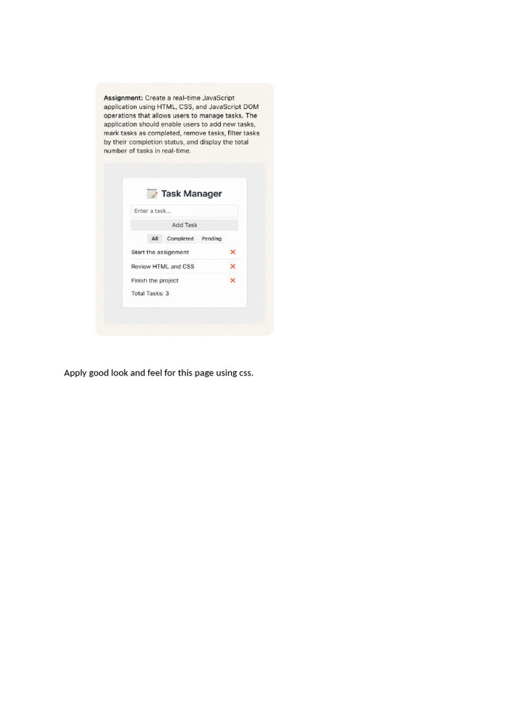 Week 5 - Assignment Using HTML CSS and JavaScript 1 | PDF