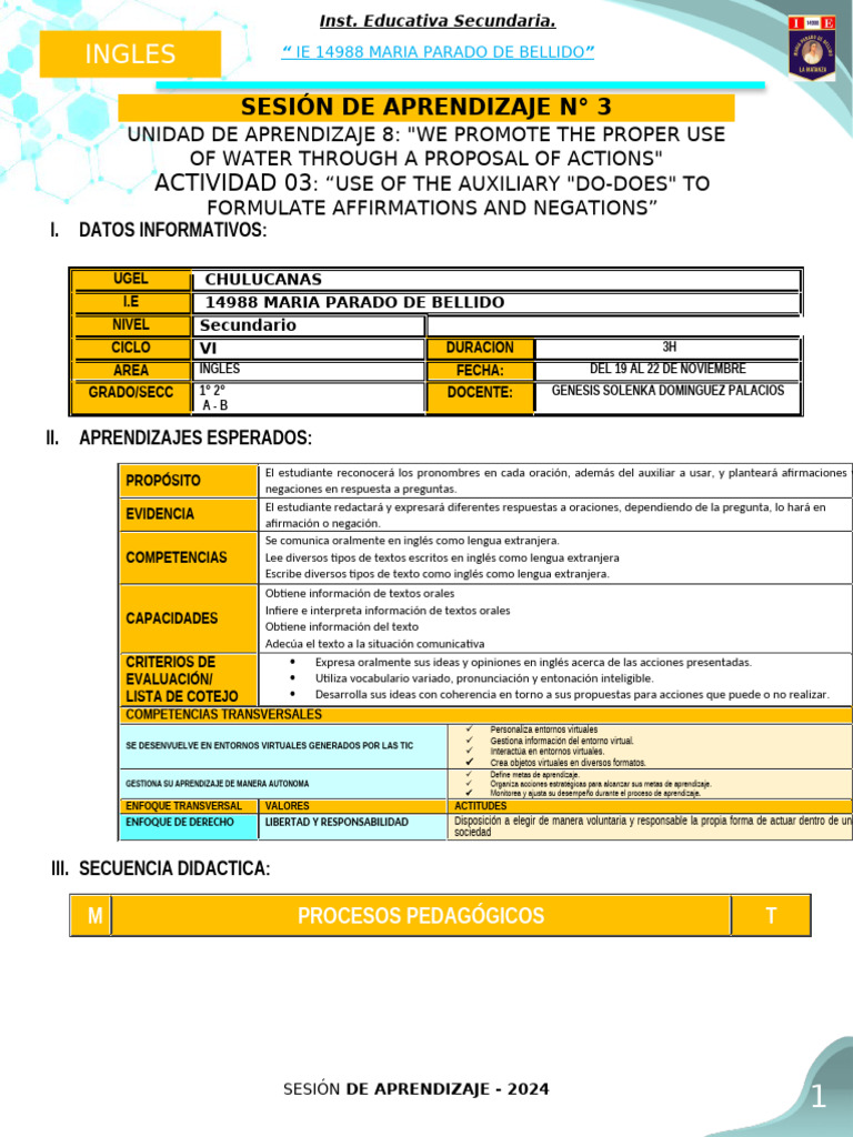 Uso del Auxiliar 