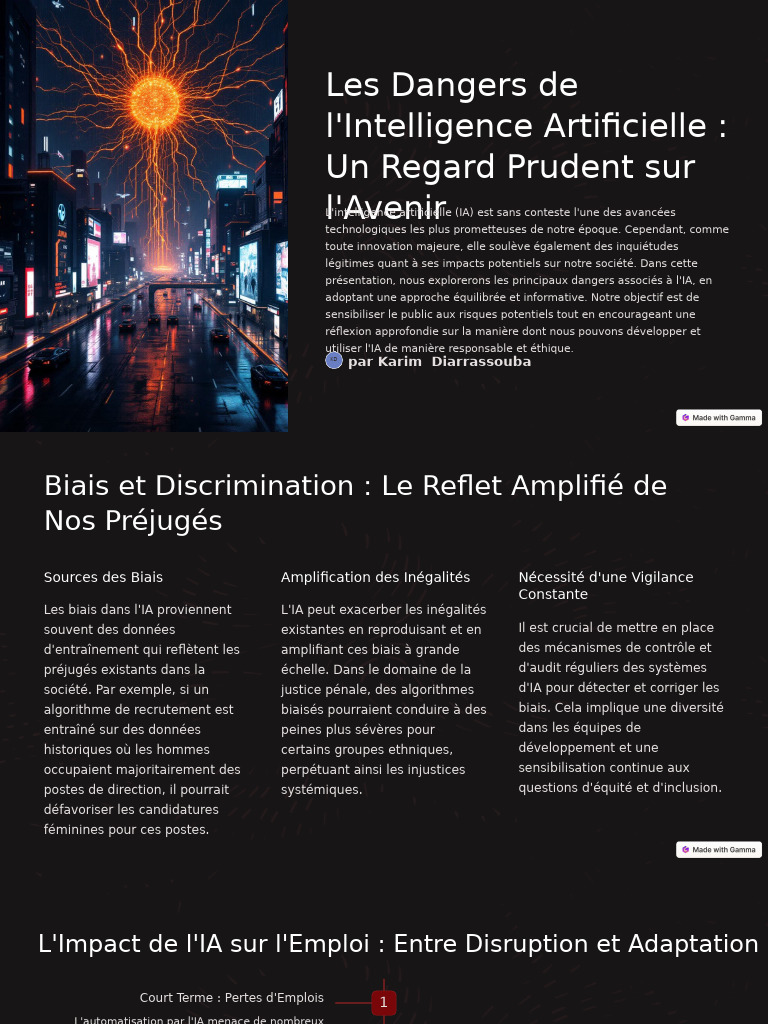 Sensibilisation aux Dangers de l'IA | PDF | Intelligence artificielle ...