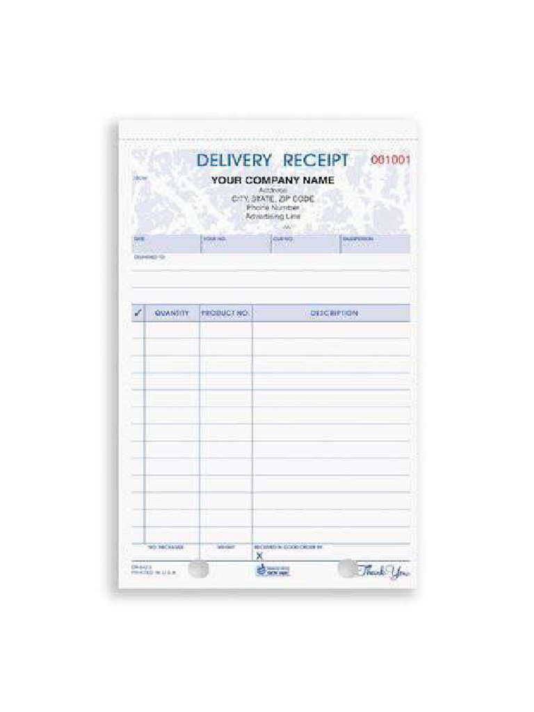 DRCC-642, Delivery Receipt | PDF