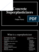 Concrete Superplasticizers Felipe Perez
