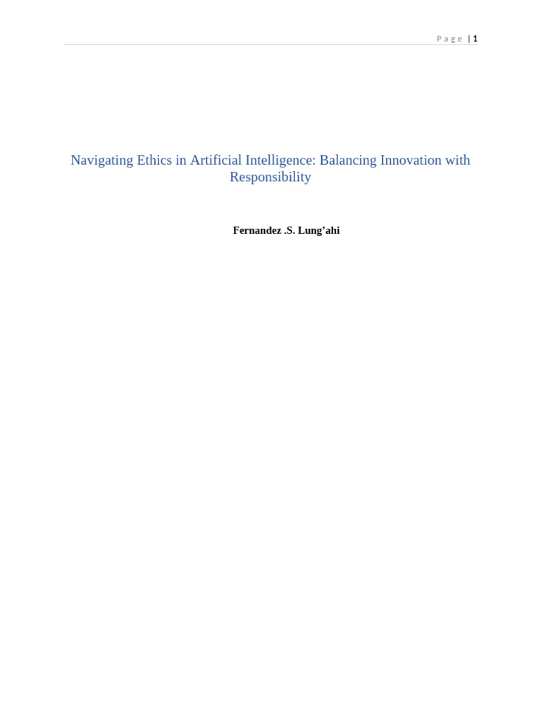 Navigating - Ethics - in - AI For All | PDF | Artificial Intelligence ...