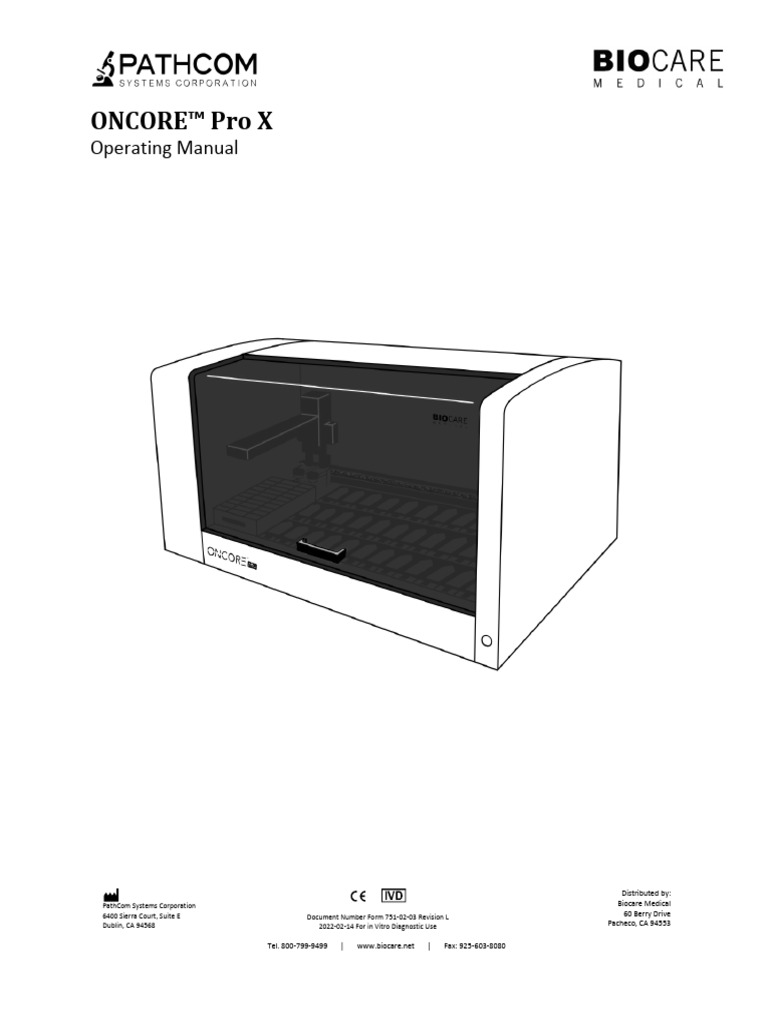 ONCORE Pro X Operating Manual | PDF | Radio Frequency Identification ...