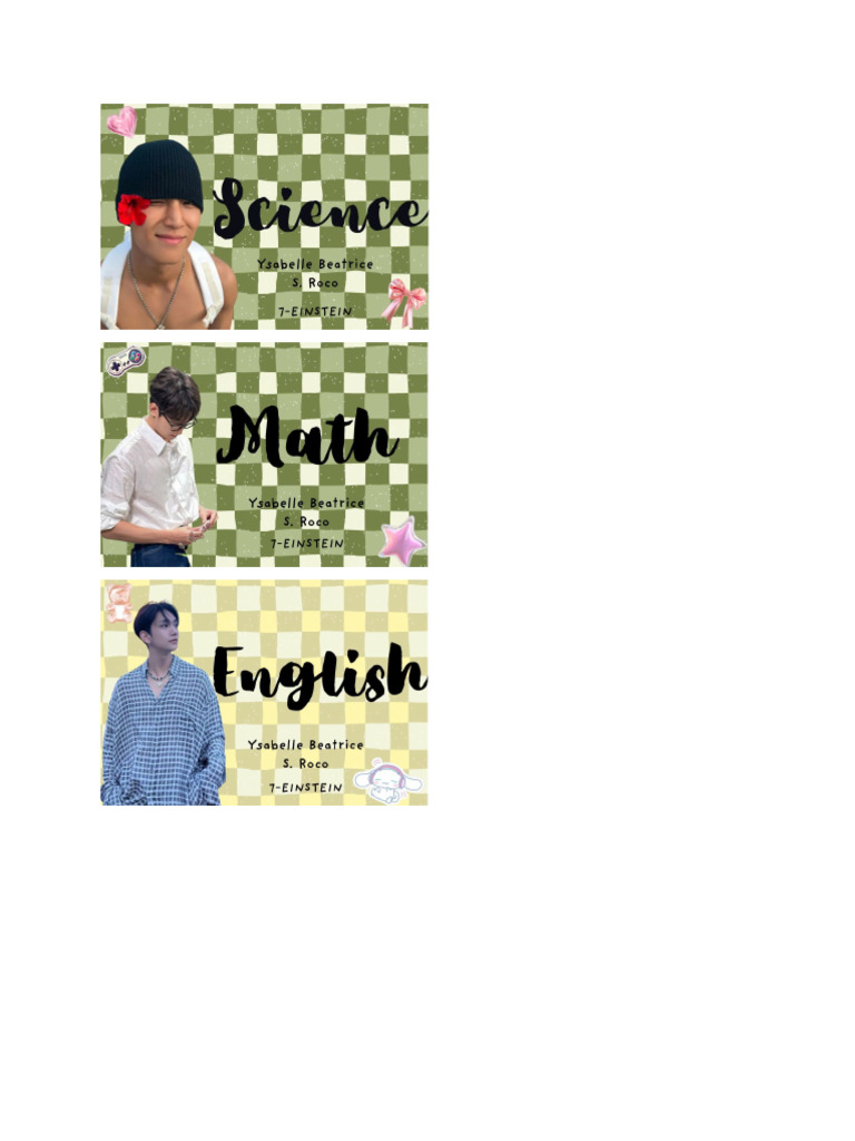 Notebook Subject Label | PDF