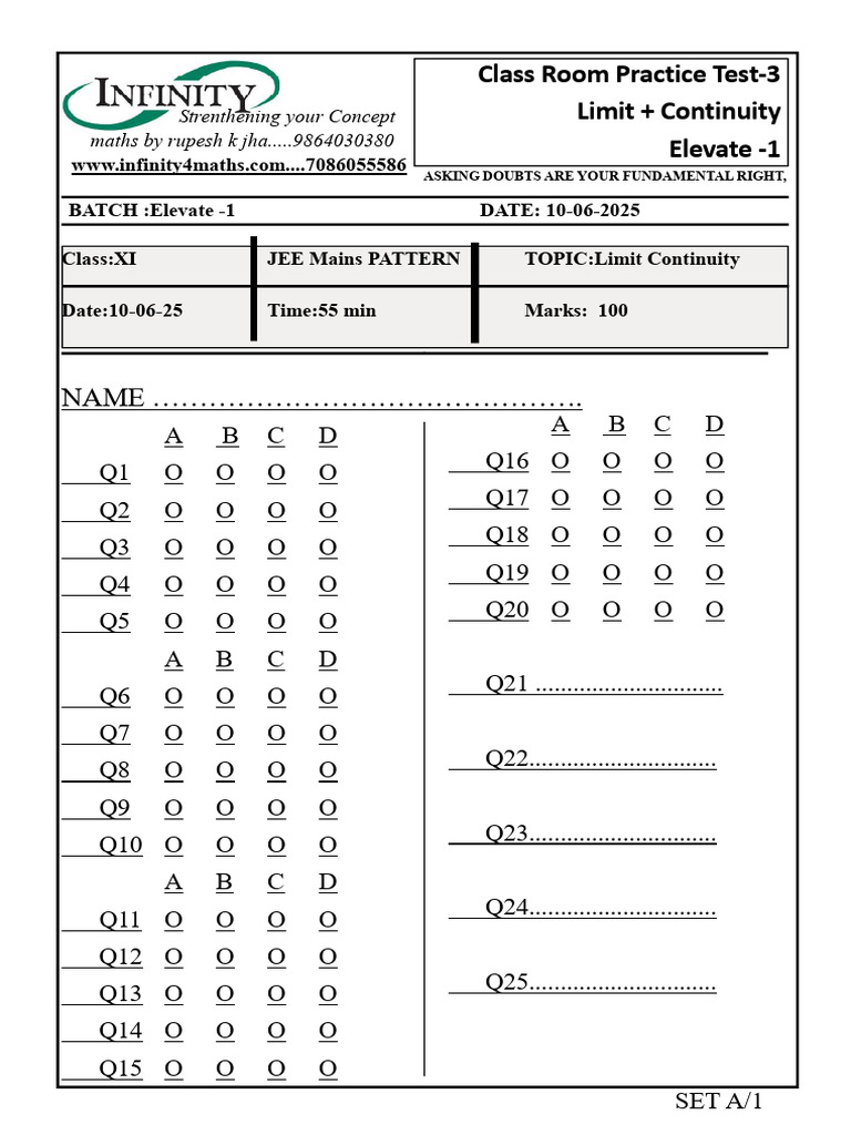 CRT-3 QP | PDF | Function (Mathematics) | Trigonometric Functions