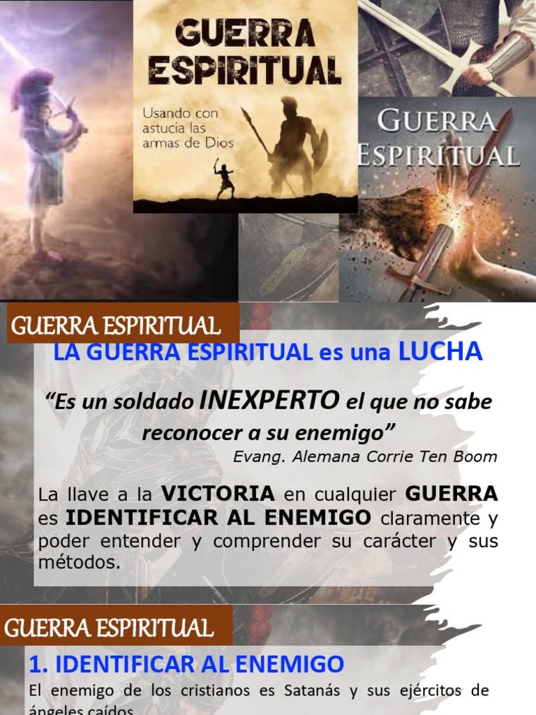 Resumen de la Guerra Espiritual | PDF | Satán | Intercesión