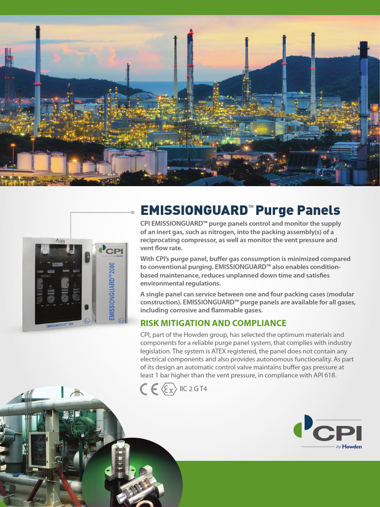 Emmisionguard Purge Panel A4 Howden | PDF | Valve | Flow Measurement