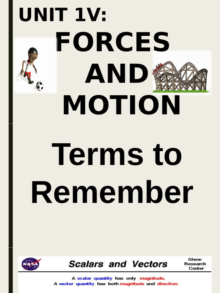 Unit 1 Force and Motion 2 | PDF | Force | Acceleration