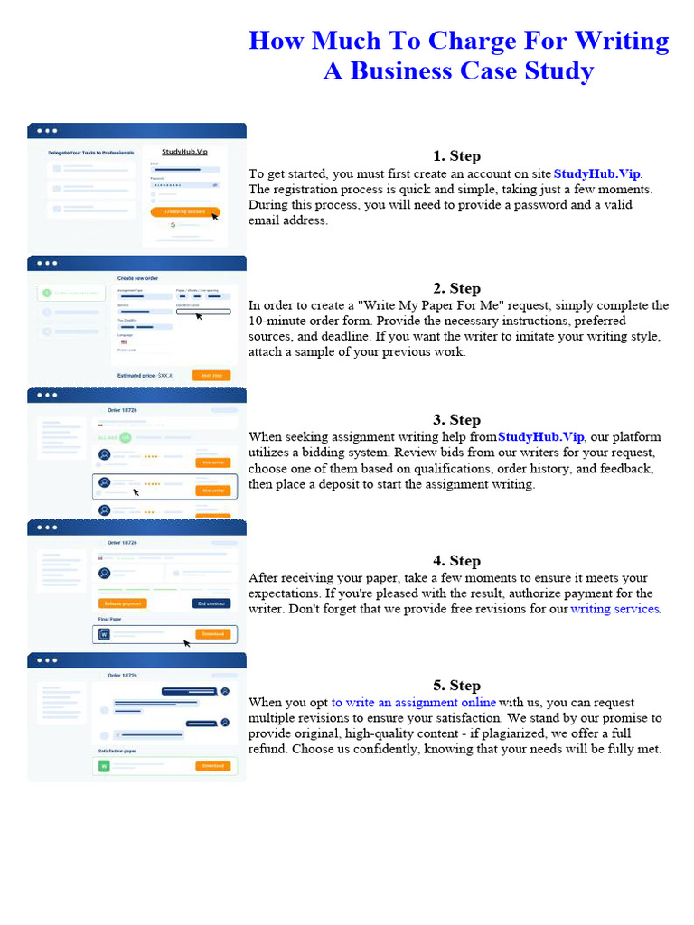 How Much To Charge For Writing A Business Case Study | PDF | Road ...