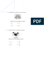 Group: 8 Title: Fraction: The Diagram Shows A Shape Drawn On A Grid of Squares