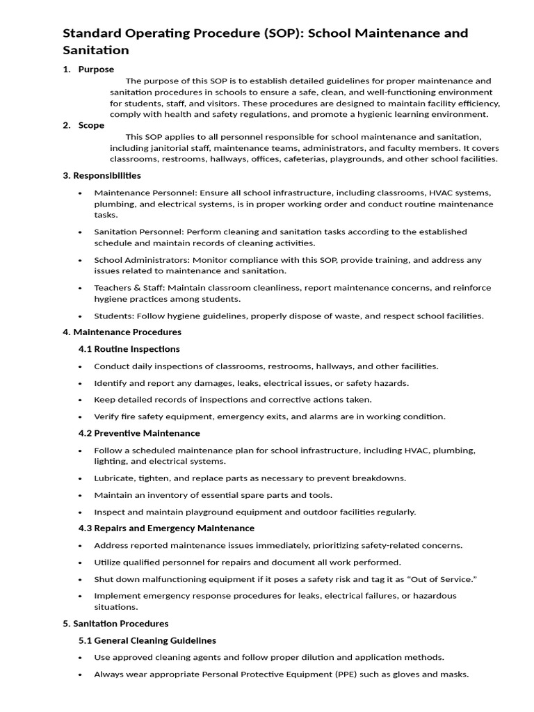 Standard Operating Procedure | PDF | Waste | Regulatory Compliance