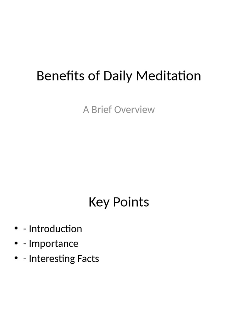 12 Science-Based Benefits of Meditation - Healthline