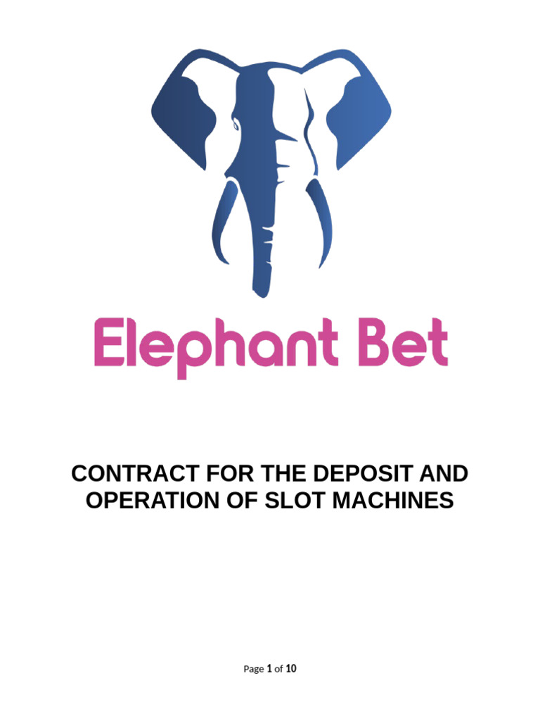 Slot Machine Operation Contract 2024 | PDF | Payments | Legal Liability