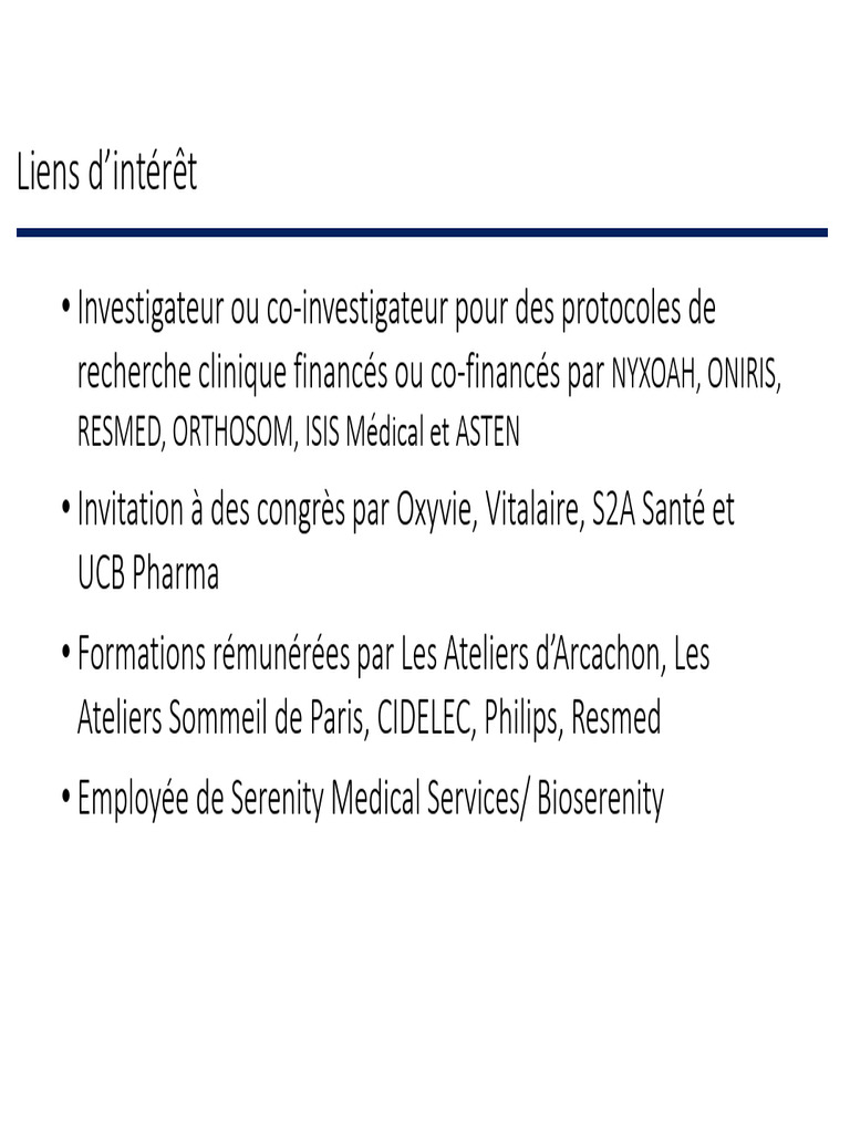 Outils de pré-lecture en polygraphie | PDF | Syndrome d'apnées du ...