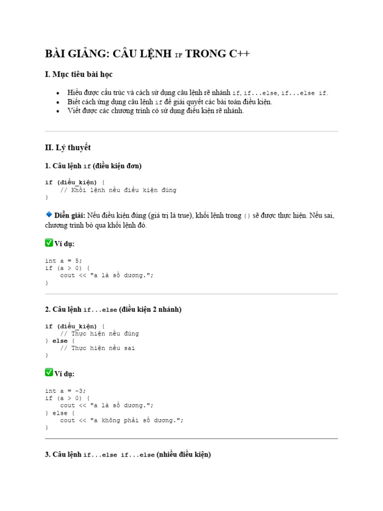 If C++ | PDF