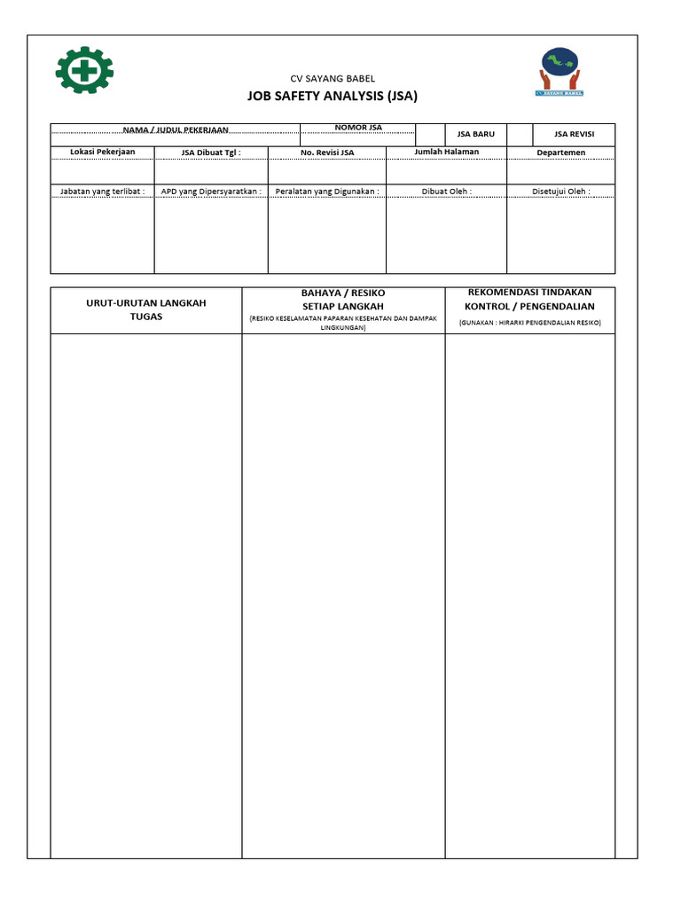 FORM JSA | PDF