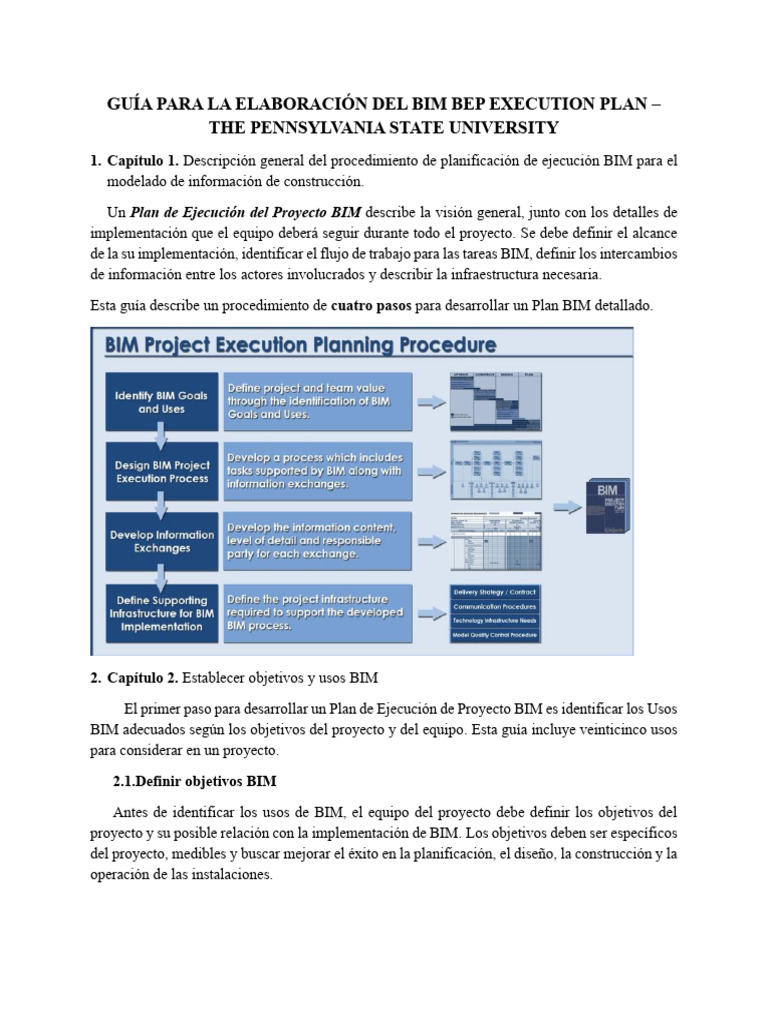 Guía BEP para Planificación BIM | PDF | Modelado de información de ...